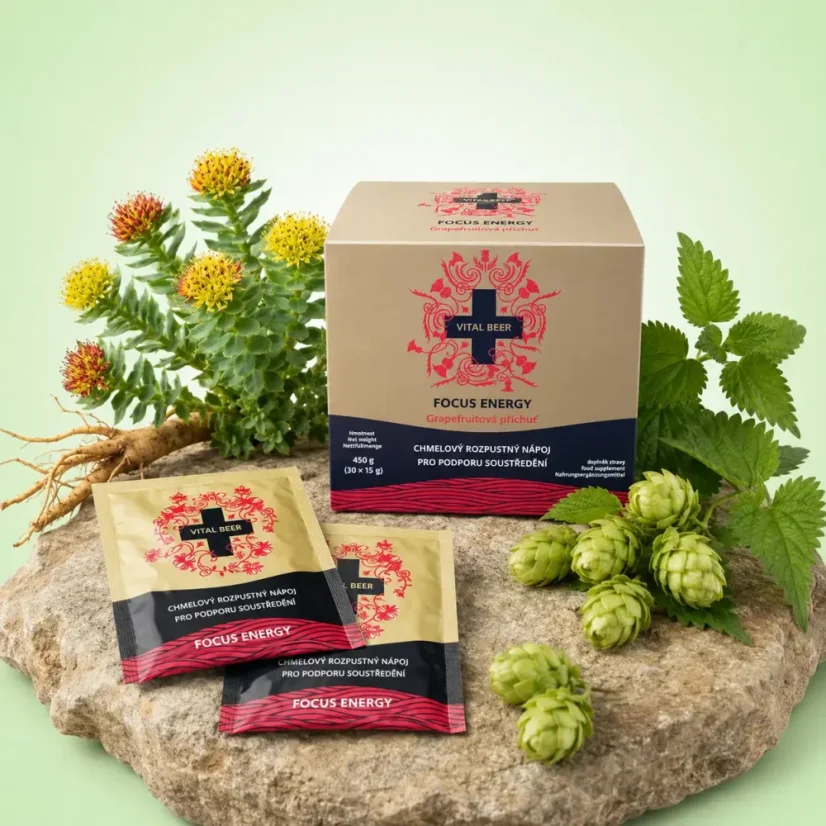 VITAL BEER – Discovery pack, rozpustný nápoj, 3 x 30 sáčků × 15 g