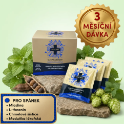 VITAL BEER – 3 Měsíční dávka Sleep Harmony, rozpustný nápoj, 3 x 30 sáčků × 15 g