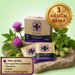 VITAL BEER – 3 Měsíční dávka Liver Balance, rozpustný nápoj, 3 x 30 sáčků × 15 g